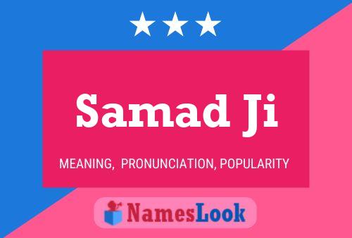 Samad Ji Name Poster