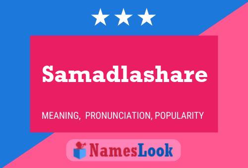 Samadlashare Name Poster