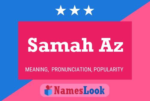 Samah Az Name Poster