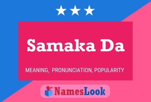 Samaka Da Name Poster