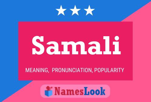 Samali Name Poster