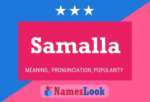 Samalla Name Poster