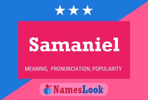 Samaniel Name Poster