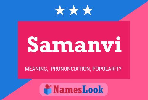 Samanvi Name Poster