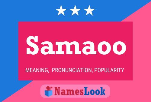 Samaoo Name Poster