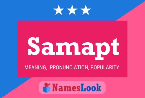 Samapt Name Poster