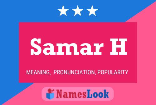 Samar H Name Poster