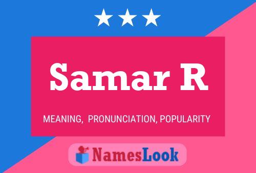 Samar R Name Poster