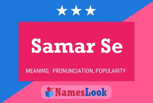 Samar Se Name Poster