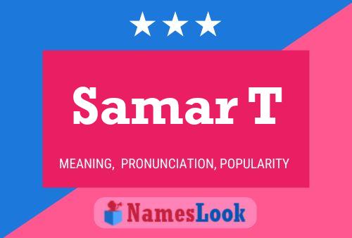 Samar T Name Poster