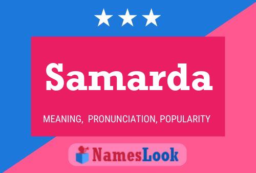 Samarda Name Poster