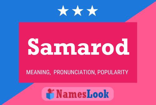 Samarod Name Poster