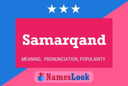 Samarqand Name Poster