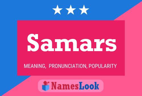 Samars Name Poster