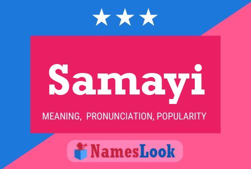 Samayi Name Poster