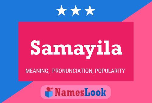 Samayila Name Poster