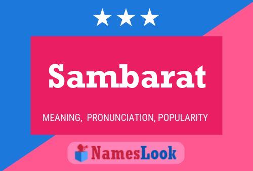 Sambarat Name Poster