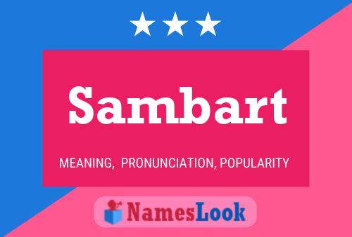 Sambart Name Poster