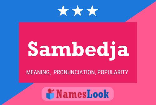 Sambedja Name Poster