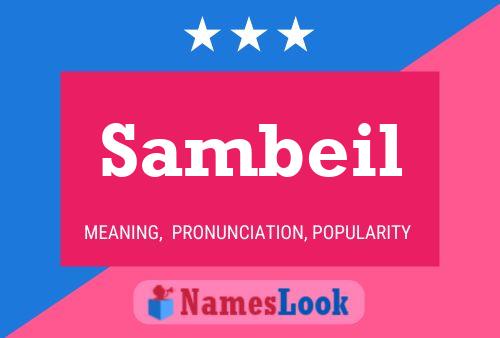 Sambeil Name Poster