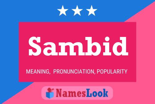 Sambid Name Poster