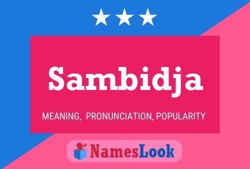 Sambidja Name Poster