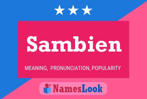 Sambien Name Poster