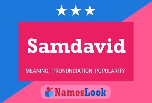 Samdavid Name Poster