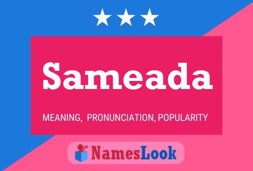 Sameada Name Poster