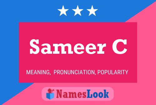 Sameer C Name Poster