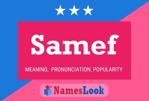 Samef Name Poster