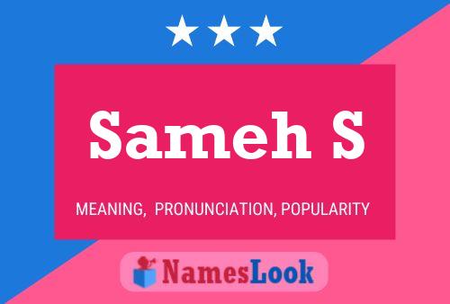 Sameh S Name Poster