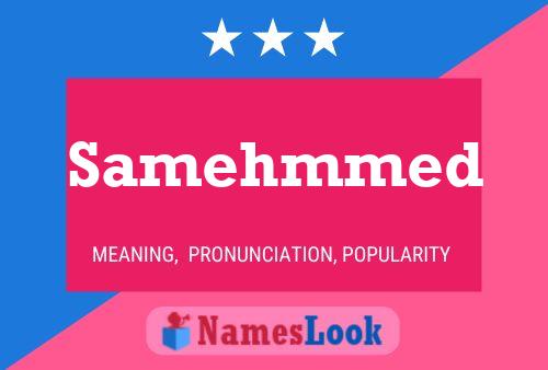 Samehmmed Name Poster