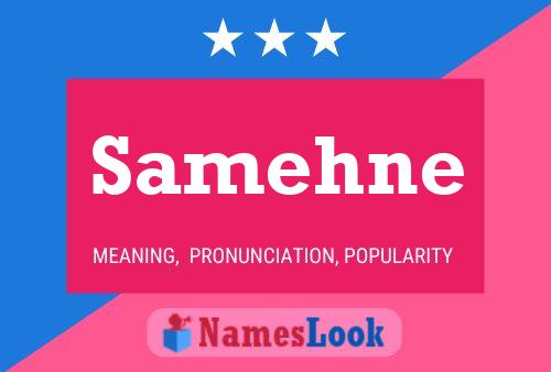 Samehne Name Poster