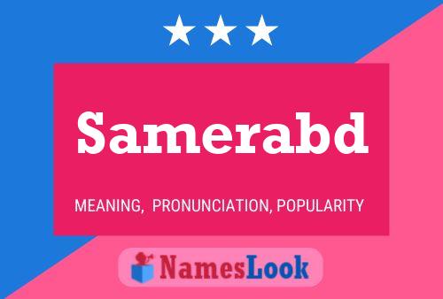 Samerabd Name Poster