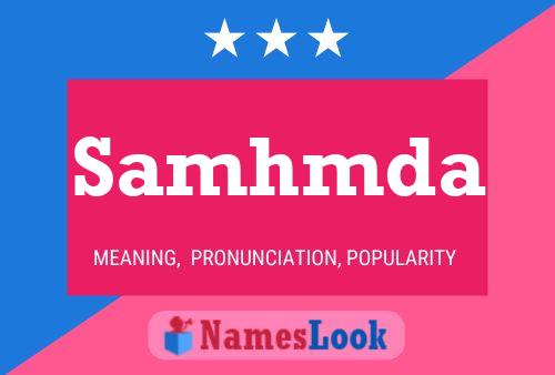 Samhmda Name Poster