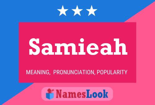 Samieah Name Poster