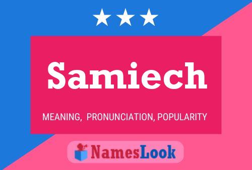 Samiech Name Poster