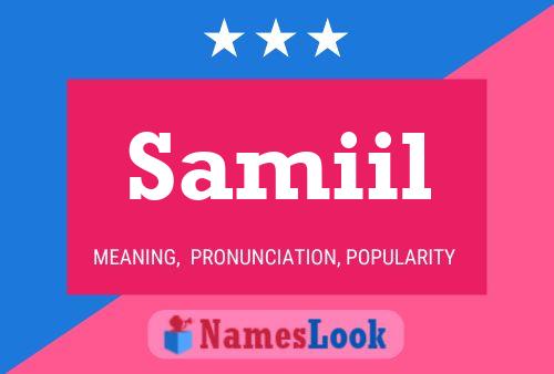 Samiil Name Poster