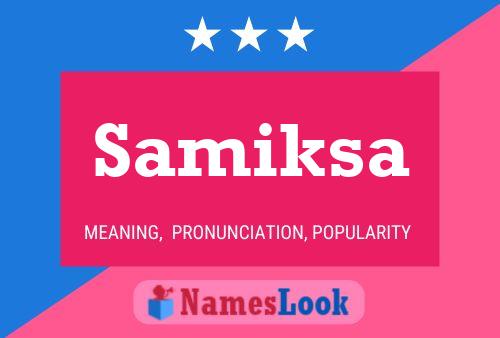 Samiksa Name Poster