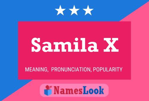 Samila X Name Poster