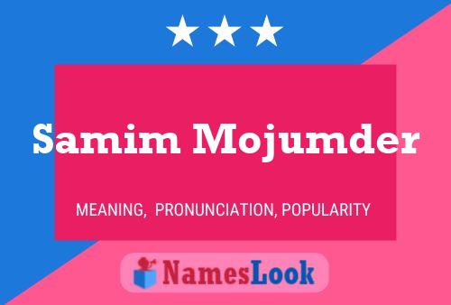 Samim Mojumder Name Poster