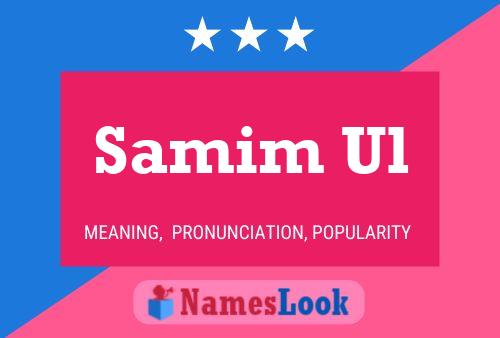 Samim Ul Name Poster