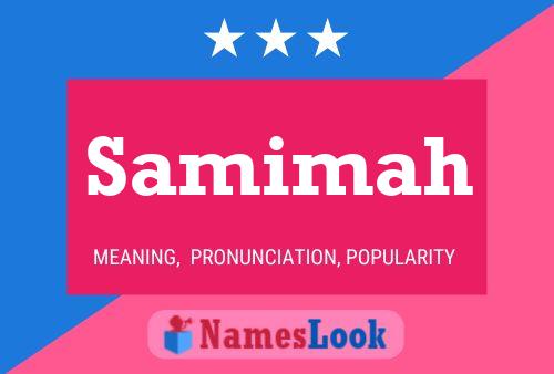 Samimah Name Poster