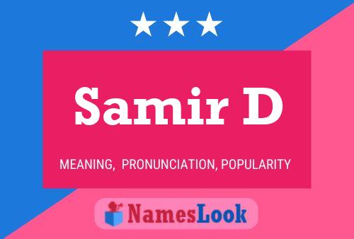 Samir D Name Poster