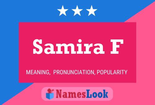 Samira F Name Poster