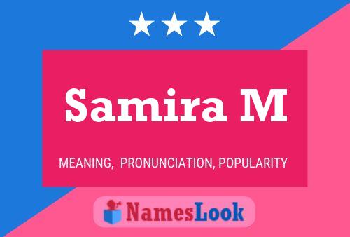 Samira M Name Poster