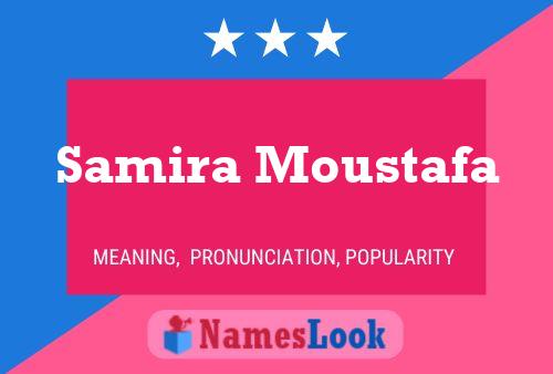 Samira Moustafa Name Poster