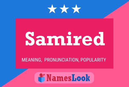 Samired Name Poster