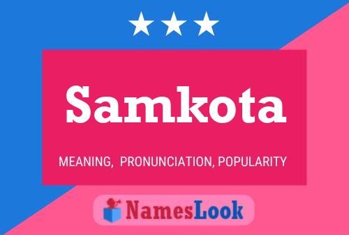 Samkota Name Poster